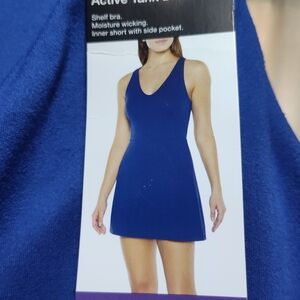 Blue Active Tank Dress